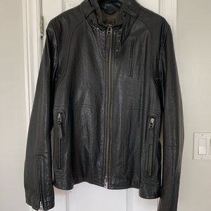 Mackage Men’s Lambskin Biker Jacket